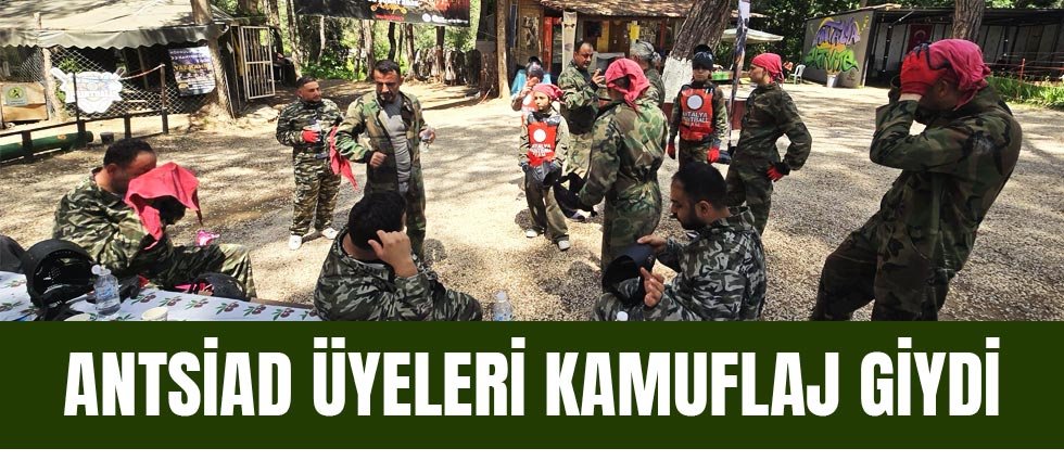 ANTSİAD Üyeleri Kamuflaj Giydi