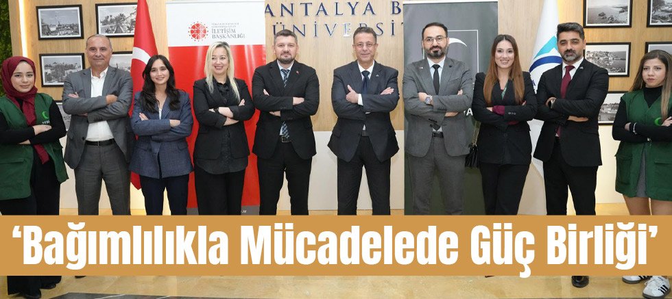 Bağımlılıkla Mücadelede Güç Birliği imza töreni gerçekleşti.