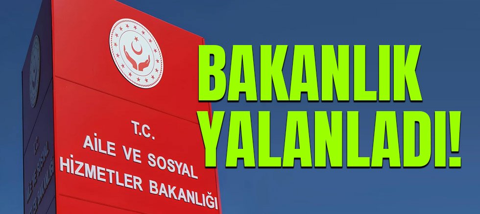 Bakanlık paylaşımın yalan olduğunu açıkladı.