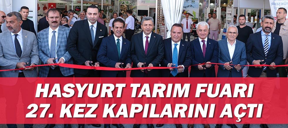 Hasyurt Tarım Fuarı 27. kez kapılarını açtı