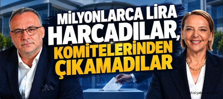 Milyonlarca Lira Harcadılar, Komitelerinden Çıkamadılar