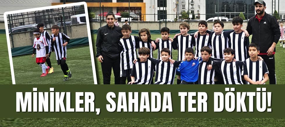 Minikler Sahada Ter Döktü