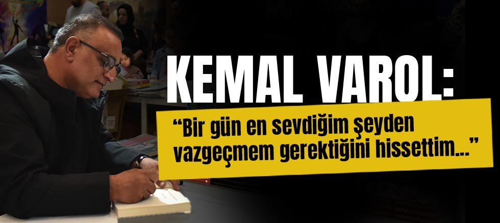 Ödüllü yazar Kemal Varol Kepez Kitap Fuarı’nda