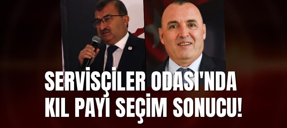 Servisçiler Odası'nda Kıl Payı Seçim Sonucu!