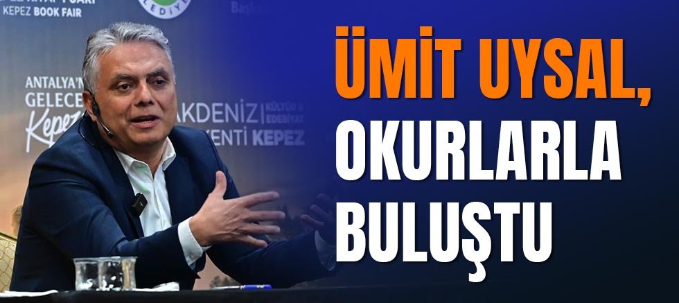 Ümit Uysal, Kepez Kitap Fuarı’nda okurlarla buluştu