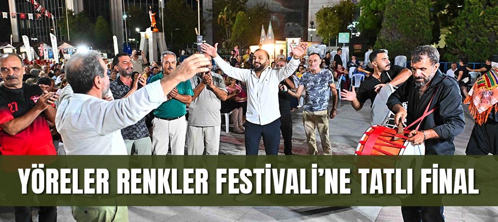 Yöreler Renkler Festivali’ne tatlı final