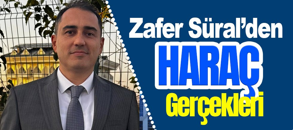 Zafer Süral'den çarpıcı haraç açıklaması.