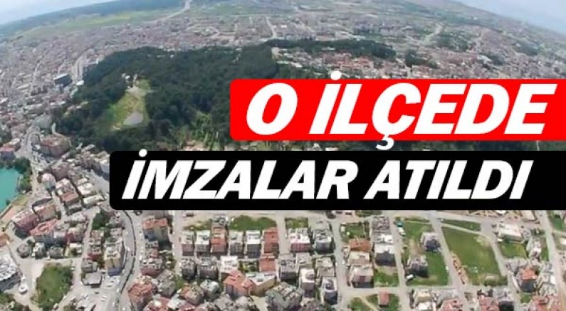 Manavgat'ta imzalar atıldı.