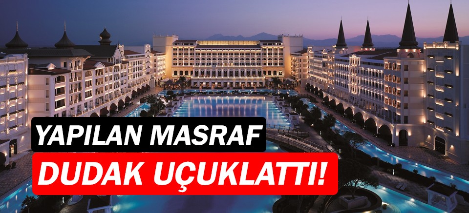 Mardan Palace için 20 milyon euro harcandı!