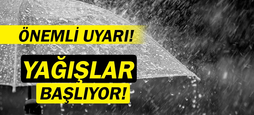 Meteoroloji uyardı! | Antalya Hava Durumu | Sağanak yağış uyarısı!