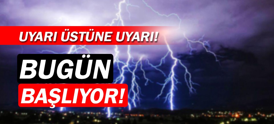 Meteoroloji uyardı! | Antalya Hava Durumu | Sağanak yağışlar başlıyor!