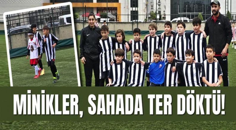 Minikler Sahada Ter Döktü