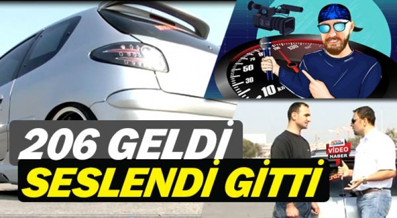 Murat Seyirci'nin konuğu İstanbullu modifiyeli 206 GTI