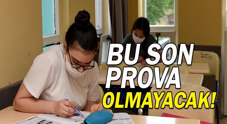 Muratpaşa Belediyesi sınav provası yapıyor.