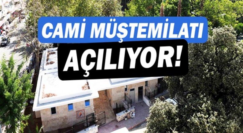 Muratpaşa Camii müştemilatı açılıyor