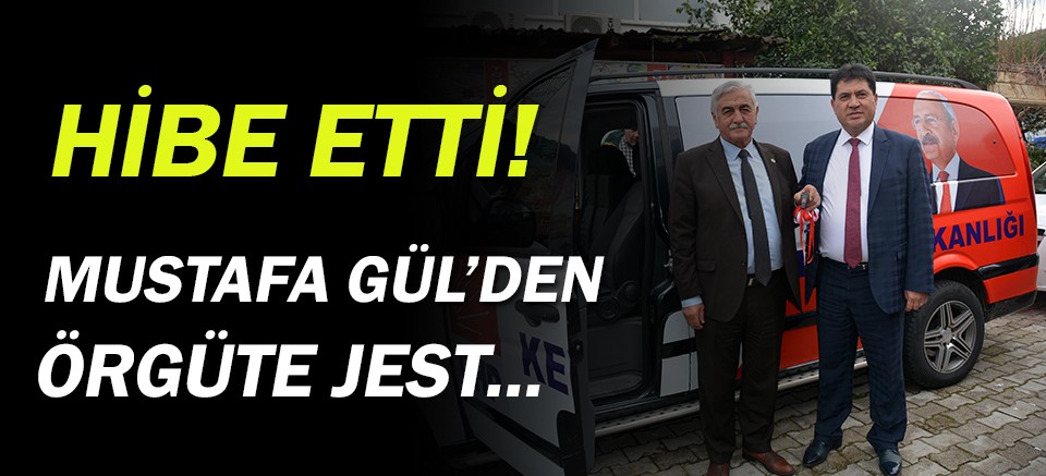 Mustafa Gül'den CHP Kemer'e jest!