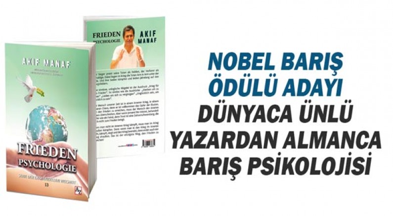 Nobel Barış Ödülü Adayı Dünyaca Ünlü Yazardan Almanca Barış Psikolojisi