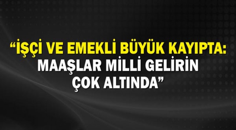 Özgür Karabat: İşçi Ve Emekli Büyük Kayıpta: Maaşlar Milli Gelirin Çok Altında!