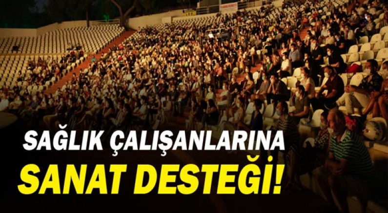 Sağlık çalışanlarına sanat desteği!