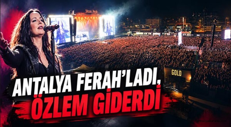 Şebnem Ferah Antalya’yı Salladı: ANFAŞ Konserinde Rekor Katılım