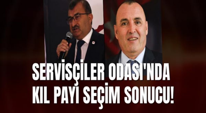 Servisçiler Odası'nda Kıl Payı Seçim Sonucu!