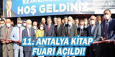 11. Antalya Kitap Fuarı açıldı!