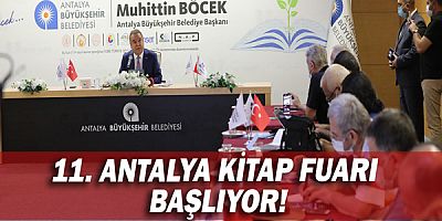 11. Antalya Kitap Fuarı başlıyor!