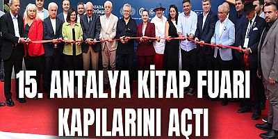 15. Antalya Kitap Fuarı kapılarını açtı