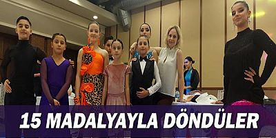 15 madalyayla döndüler