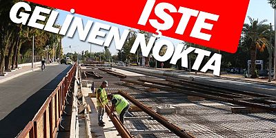 3. Etap Raylı Sistem çalışmalarında son durum...