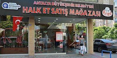 3 şubede 203 ton et satışı yapıldı