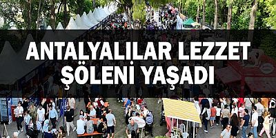 4. FoodFest Antalya Uluslararası Gastronomi Festivali sona erdi
