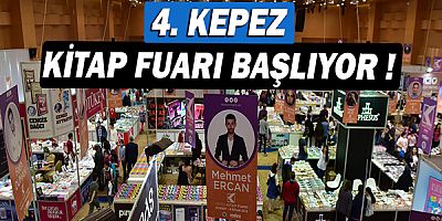 4. Kepez Kitap Fuarı başlıyor!