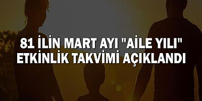 81 İlin Mart Ayı 