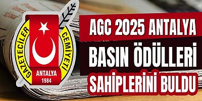 Agc 2025 Antalya Basın Ödülleri Sahiplerini Buldu
