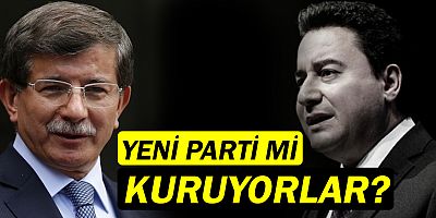 Ahmet Davutoğlu yeni parti mi kuruyor?