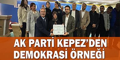 AK Parti Kepez’den demokrasi örneği