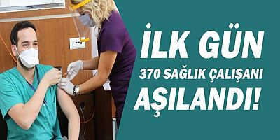 Akdeniz Üniversitesi Hastanesi’nde İlk Gün 370 Sağlık Çalışanı Aşılandı