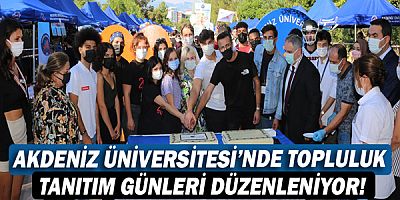 Akdeniz Üniversitesi’nde Topluluk Tanıtım Günleri düzenleniyor!