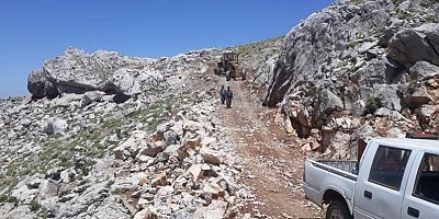 Akseki Aldürbe Yaylası'nın yolu yapıldı