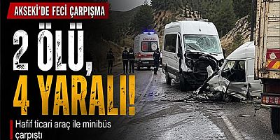 Akseki’de Feci Kaza: 2 Ölü, 4 Yaralı