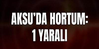 Aksu’da Hortum Etkili Oldu: 1 Kişi Yaralandı
