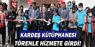 Aksu Perge Ortaokulu Kardeş Kütüphanesi törenle hizmete girdi!