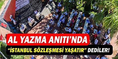 Al Yazma Anıtı’nda toplandılar, 