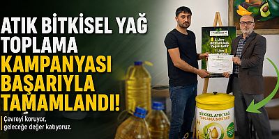 Alanya'da atık yağlar toplandı.