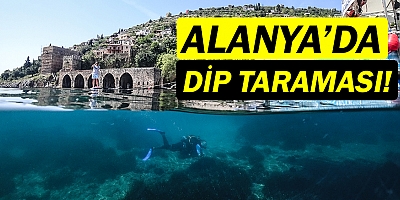 Alanya'da deniz dibi taraması!