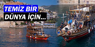 Alanya'da deniz temizliği