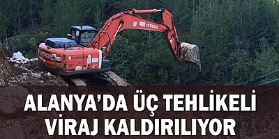 Alanya’da üç tehlikeli viraj kaldırılıyor