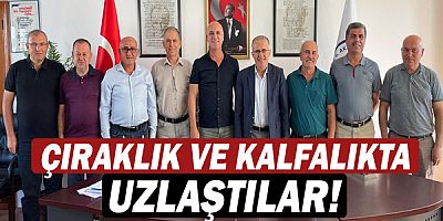 Ali Bahar ve Mehmet Öztürk çıraklık ve kalfalıkta uzlaştılar!