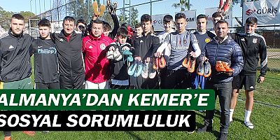 Almanya'dan Kemer'e sosyal sorumluluk